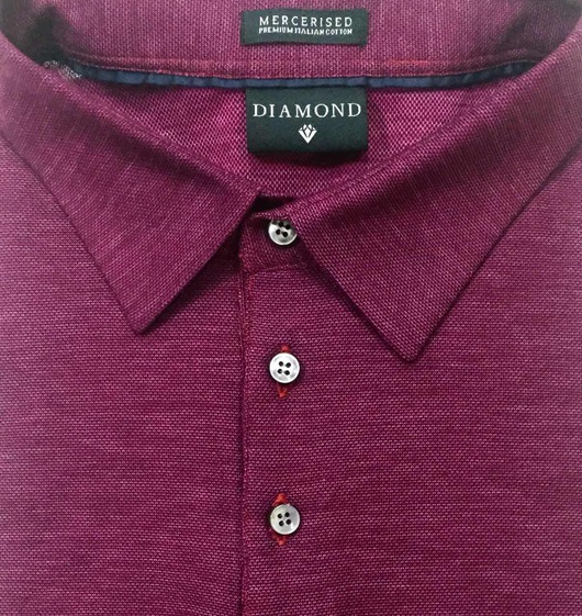 Diamond Polo Majica - Bordo
